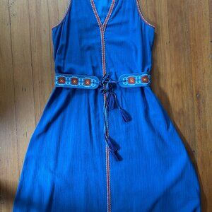 Beautiful Tory Burch size 8 blue dress